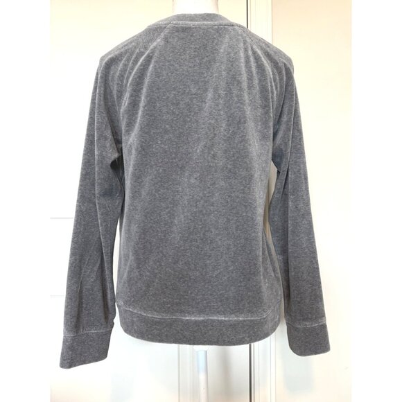 Talbots Gray Pullover Sweatshirt Soft Long Sleeve Comfy Casual Size S - Picture 2 of 8